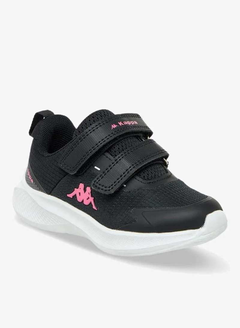 Kappa Girls Logo Print Hook & Loop Sports Shoes