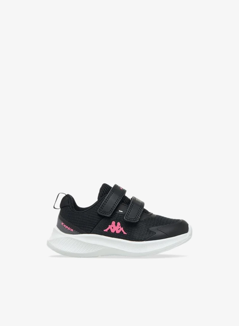 Kappa Girls Logo Print Hook & Loop Sports Shoes