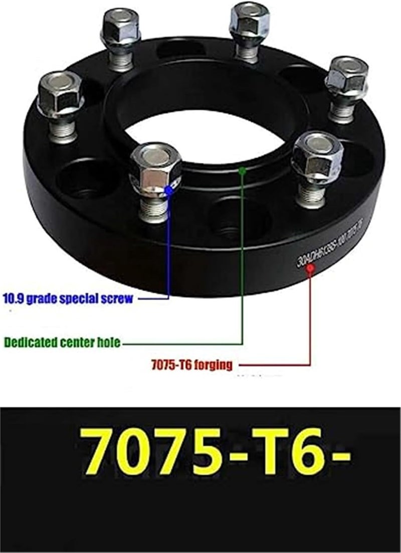 Wivplex 6-Hole Aluminum Wheel Spacer for Land Cruiser and Prado - Image 3