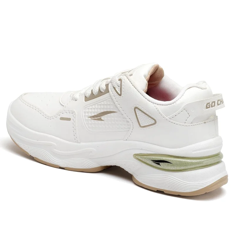 Asian Lightweight Offwhite Sneakers for Women and Girls