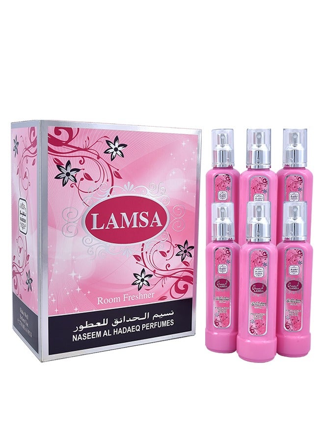 Naseem Lamsa Air Freshener Spray 270ml (6pcs Set) | Long-Lasting Room & Fabric Freshener | Eliminates Odors & Leaves a Refreshing Fragrance | Suitable for Home, Office & Car  - Image 1