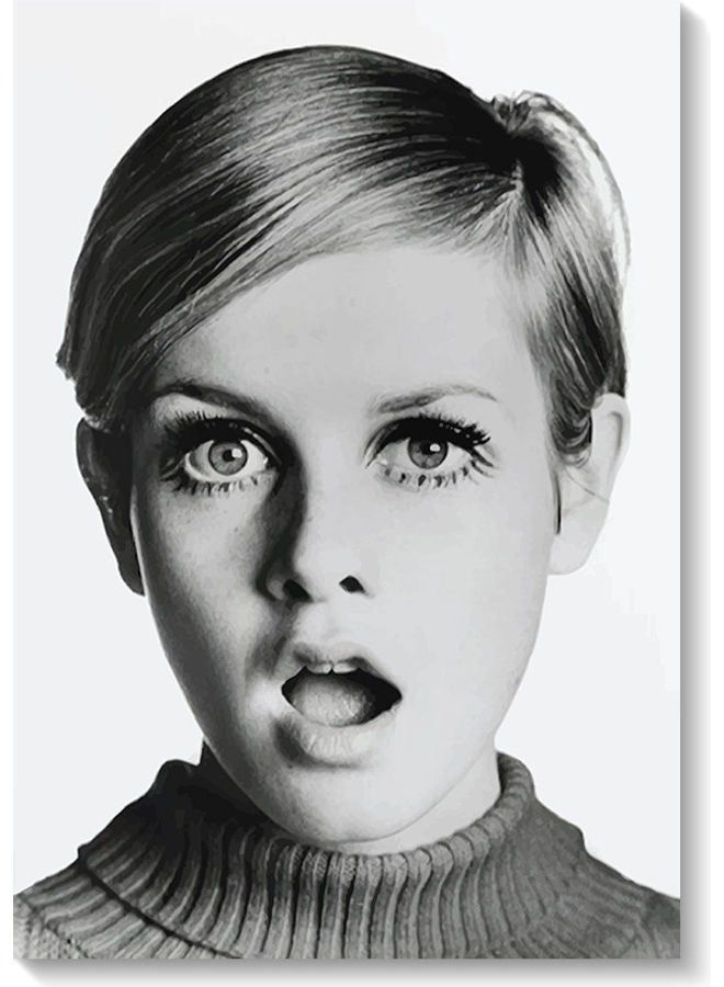 RYN Decorative Wall Art Painting White/Grey 40 x 60cm - Image 2