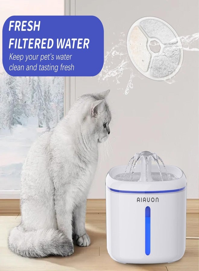 AIAUON 8 Pack Cat Fountain Filters,Pet Water Fountain Replacement Filters for 84oz/2.5L Cat Water Fountain - Image 5