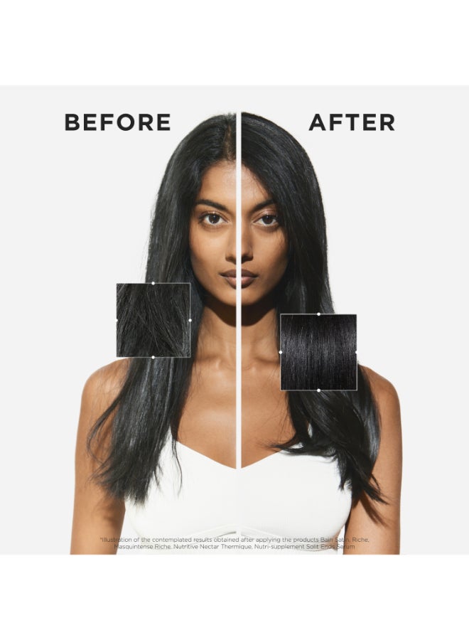 KERASTASE Nutritive Bain Satin Hydrating Shampoo for Dry Hair Refill - 500ml - Image 4