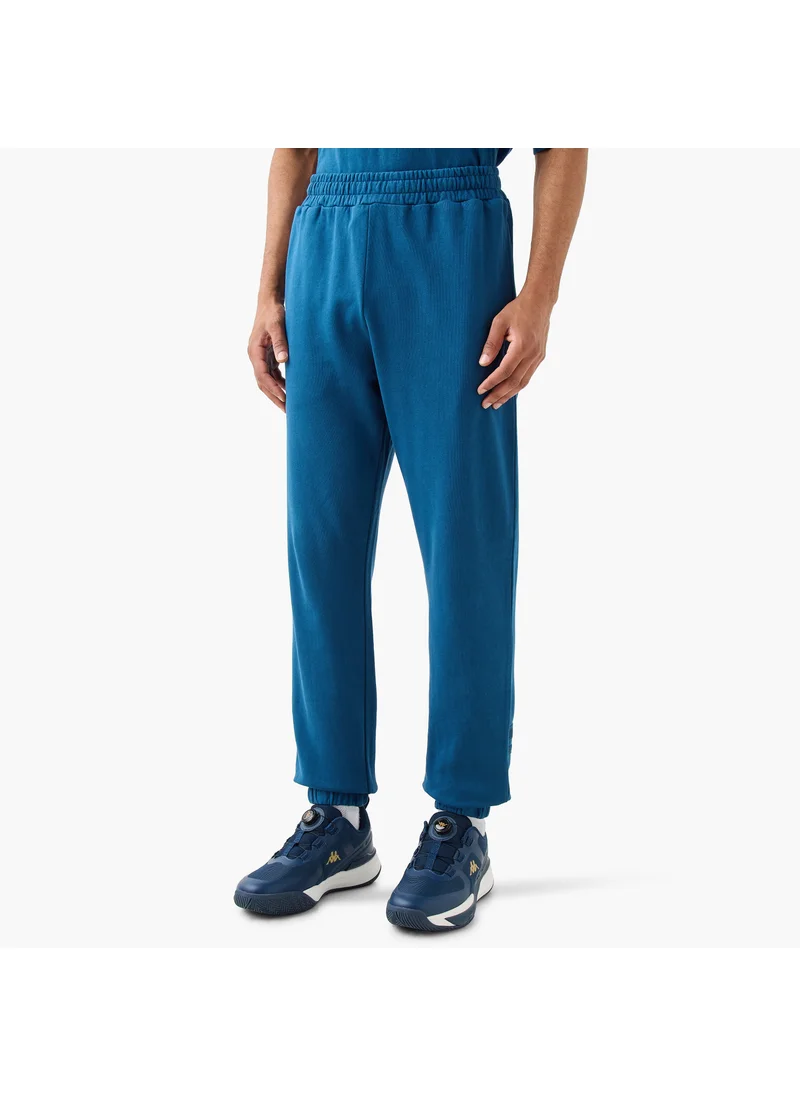 Kappa Kappa Logo Embroidered Joggers with Piping Detail and Pockets