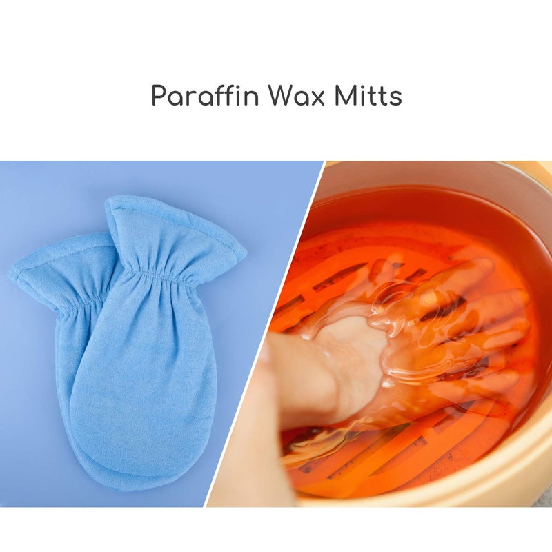 Segbeauty Thick Paraffin Wax Gloves for Hands, Segbeauty Paraffin Heated Hand SPA Mittens for Women, Gloves for Hot Wax Hand thera-py Bath Paraffin Thermal treat-ment SPA Wax Warmer Paraffin Wax Machine - Image 2