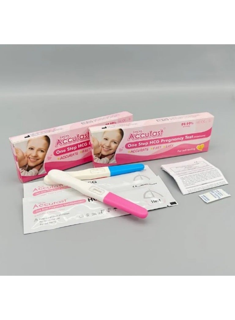 Accufast One Step HCG Pregnancy Test Midstream 10ml  - Image 5