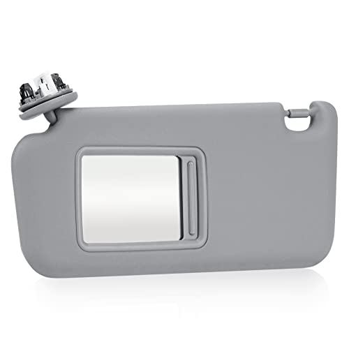 ILONPA Gray Driver Left Side Sun Visor Replacement Compatible with Toyota RAV4 2006-2013 Replace 74320-42501-B2 - Image 1