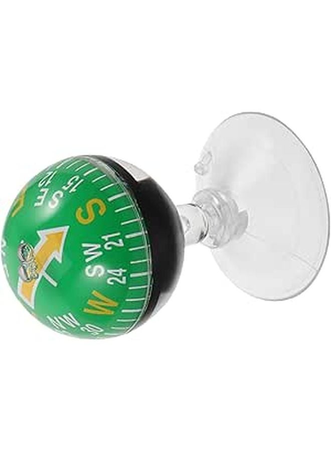 Portable Suction Cup Car Compass 38mm Plastic Dashboard Navigation For Vehicle Marine Outdoor - Image 1