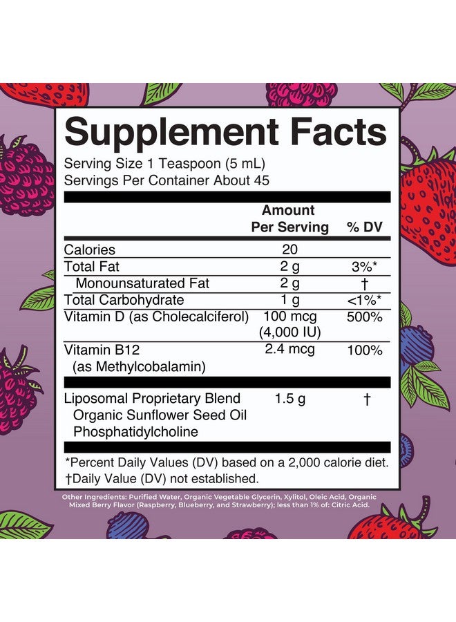 MaryRuth Organics Megadose Vitamin D3 Liposomal by MaryRuth's| Vitamin D 4000 IU | Ultra Absorption | Immune Support for Adults | Bone Health | VIT D3 | Vegan | Sugar Free | Gluten Free | Non-GMO | 45 Servings - Image 2
