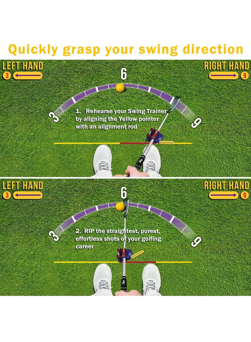 Generic Golf Swing Precision Trainer - Instant Swing Feedback - Guides The Golfer Along The Desired Swing Path| Improved Accuracy | Enhanced Stability - Golf Training Aid for Beginners and Pro - Image 3