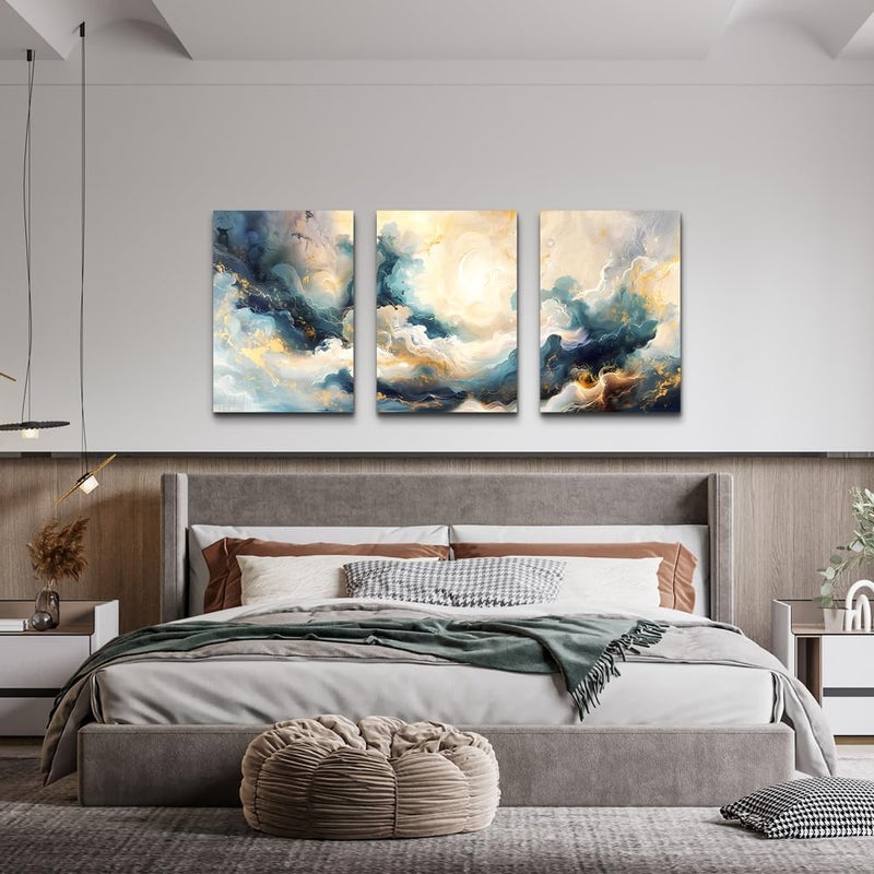 TTHYUEWS Canvas Wall Art For Living Room Modern Wall Decor - Image 3