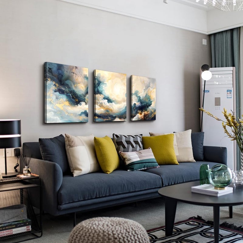 TTHYUEWS Canvas Wall Art For Living Room Modern Wall Decor - Image 2