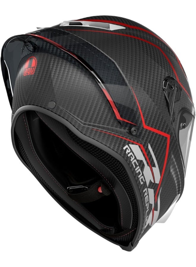 AGV Race Helmet AGV Pista GP RR Performance Gloss Carbon E2206 Motorcycle Helmet Full Face Helmet Carbon Helmet - Image 3