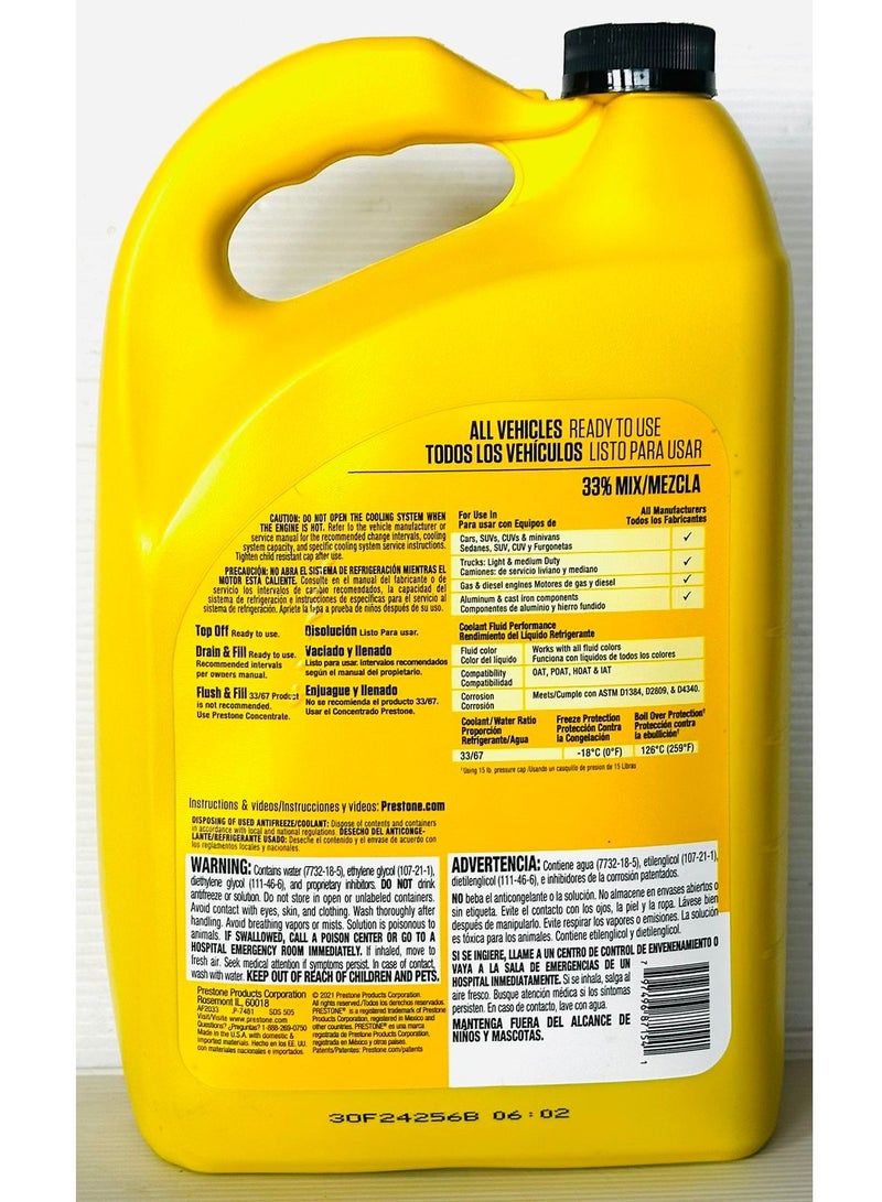 بريستون سائل تبريد مضاد للتجمد 33/67 أخضر 3.78 لتر - Image 2