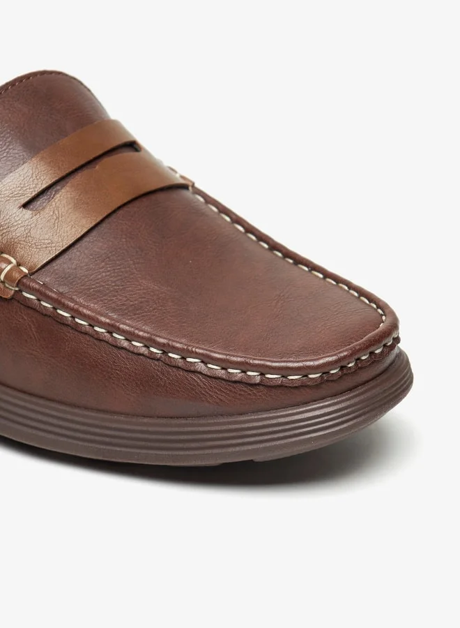 LBL by Shoexpress Men's Textured Slip-On Moccasins