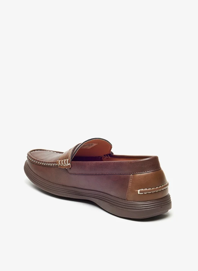 LBL by Shoexpress Men's Textured Slip-On Moccasins