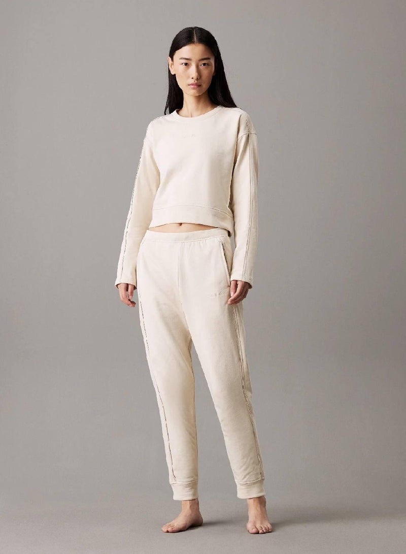 كالفن كلاين بنطال رياضي خفيف للركض للمنزل من الصوف القطني - Image 4