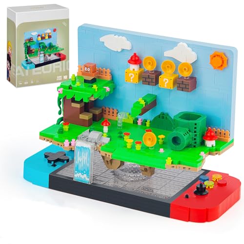 Vziimo Super Game Building Sets,Cool Building Blocks Kits for Adults, 3D Anime Scene Model Creative Idea Gift for Teens Adults 14+ (1256 Pieces) - Image 1