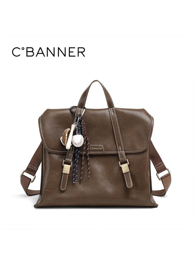 C.banner Genuine Leather Women's Backpack Large Capacity School Bag Travel Bag Birthday Women's Day Gift - Image 3