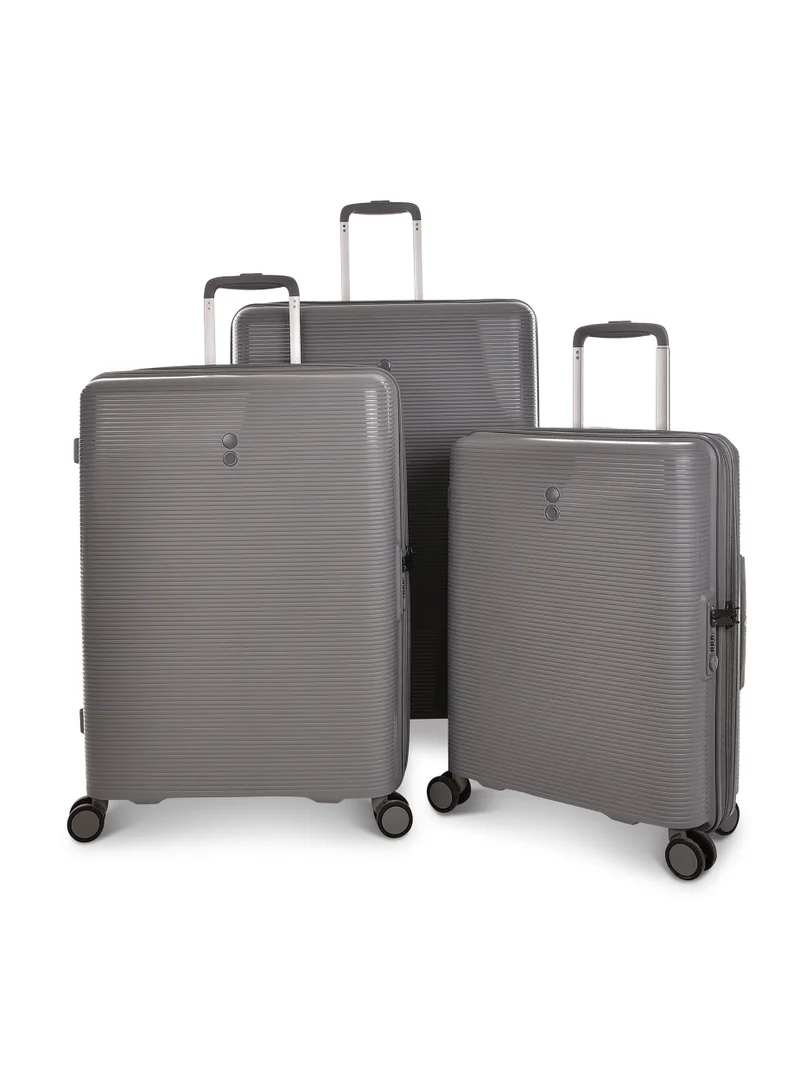 Echolac Echolac Trolley 3Pc Set with special design, Hard PP material, 28/24/20 inch size PW005/3P