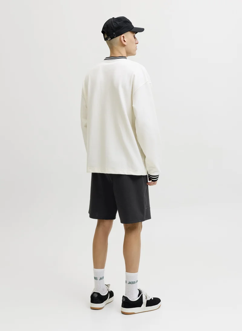 جاك اند جونز Casual Drawstring Sweat Shorts
