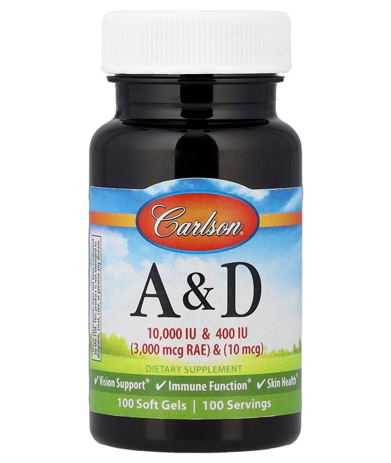 Vitamin A & D 100 Soft Gels