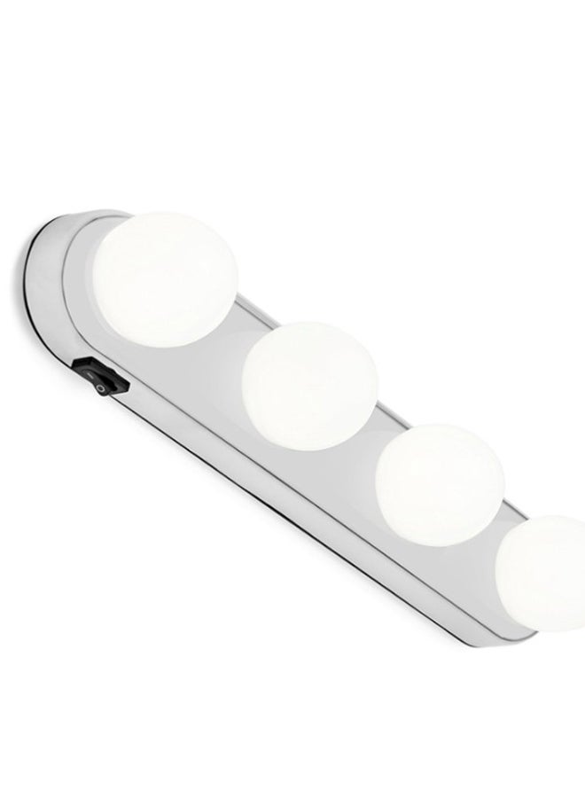 4 Bulb LED Wall Lamp White 35 x 4cm 