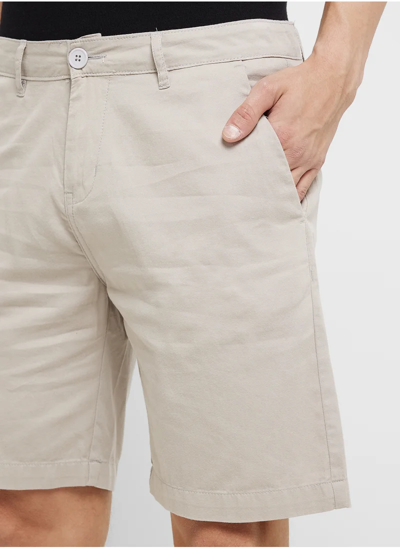 Robert Wood Pocket Detail Essential Shorts