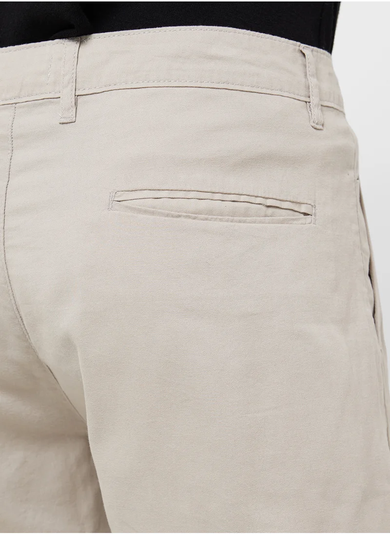 Robert Wood Pocket Detail Essential Shorts