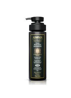 Aroma Dead Sea AROMA DEAD SEA Black Mud Shampoo - Fights Dandruff, Thinning Hair, Weak Roots & Itchy Scalp. Prevents Hair Loss & Encourages Growth. Ideal for Damaged Hair (8.45 fl.oz)  - Image 1