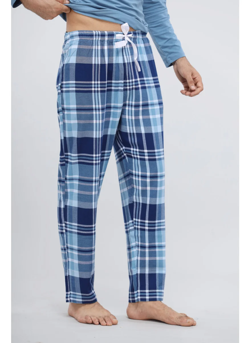 نسيسير Men's Plaid flannel Pajamas