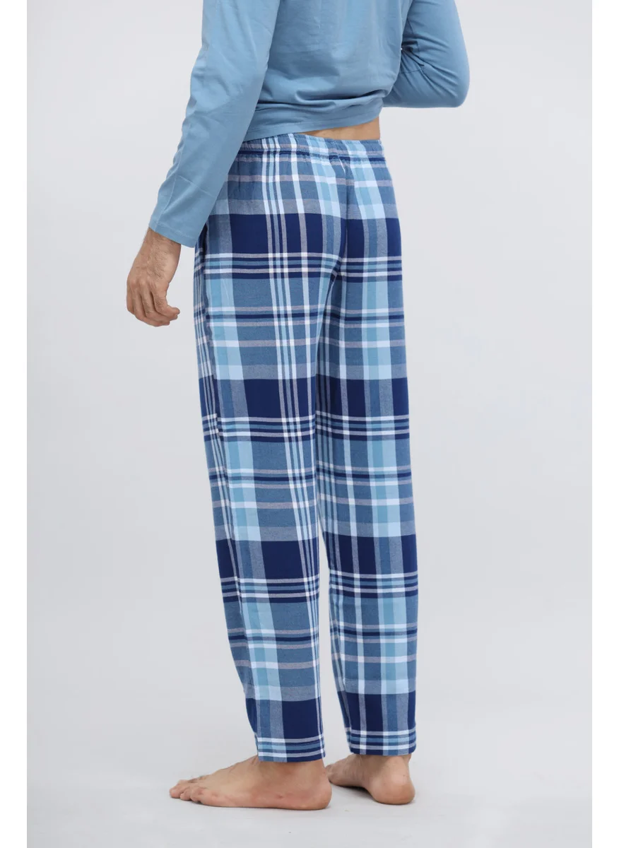 نسيسير Men's Plaid flannel Pajamas