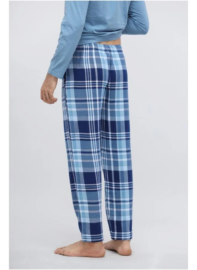 نسيسيرا Men's Plaid flannel Pajamas