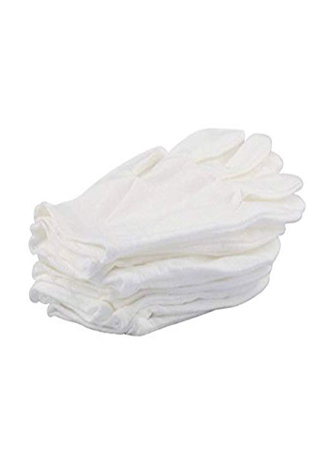 Onwon 6 Pairs Large White Cotton Gloves Hand Spa Gloves Cosmetic Moisturizing Gloves for Moisturizing, Dry Skin and Eczema - Image 5