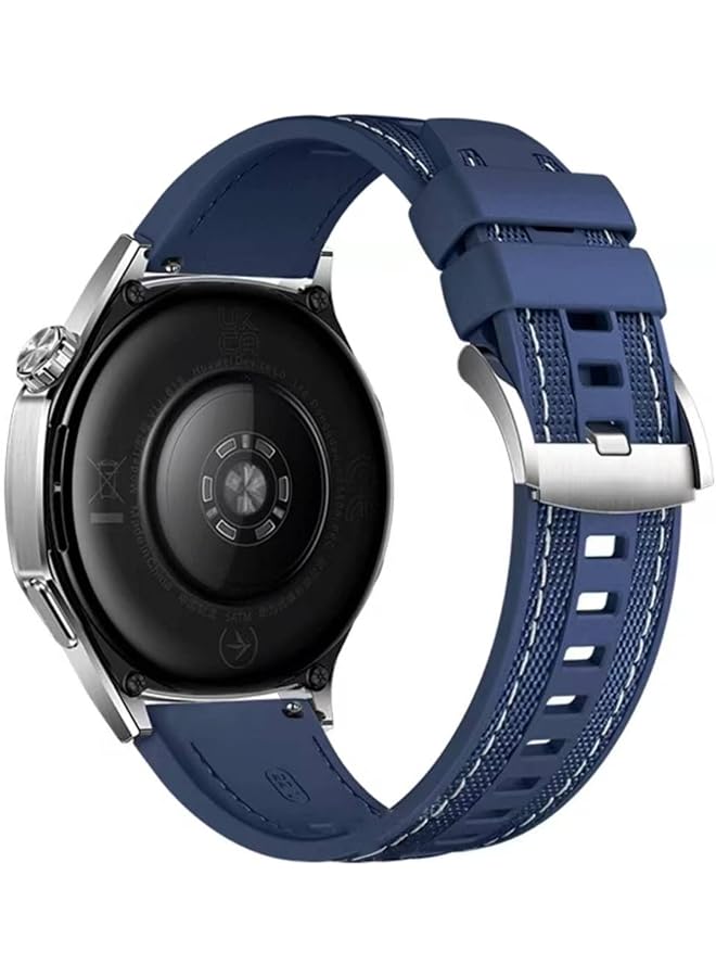 إيروريكس سوار متوافق مع ساعة هواوي جي تي 5 جي تي 5 برو 2024 مقاس 46 مم جي تي 4 جي تي 4 برو جي تي 3 جي 3 برو مقاس 46 مم ساعة هواوي 4 4 برو حزام بديل من مادة النايلون والسيليكون مقاس 22 مم للرجال والنساء - Image 2