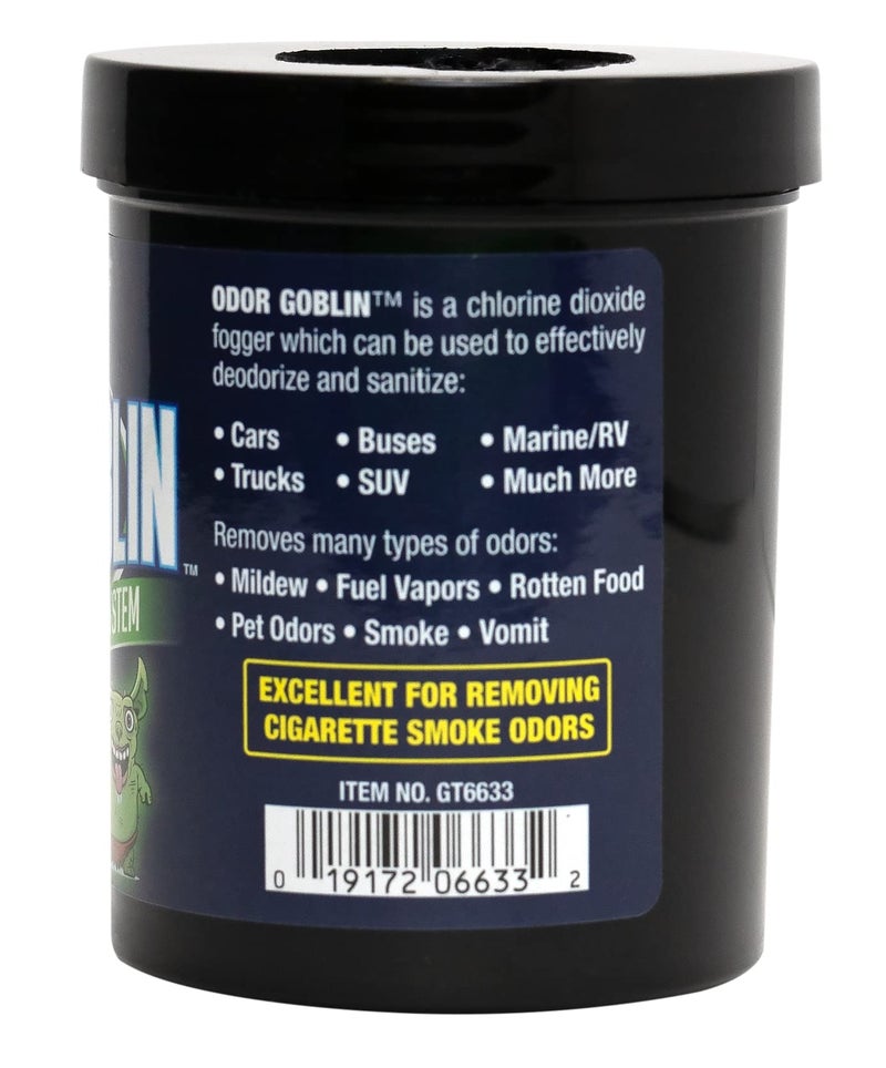 Gliptone Odor Goblin, Chlorine Dioxide Fogger Odor Elimination System. Removes Many Types of Odors from Cars, Buses, Marine/RV, Trucks, SUV and Much More - Image 2