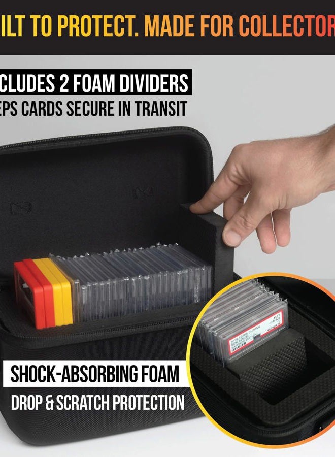 Panopply Graded Card Storage Box Trading Cards Storage Box for Sports and TCG Cards Slab Case Holder Graded Card Holder PSA Slab Storage Graded Card Box PSA Case BGS SGC CGC HGA GMA Top Loaders - Image 4