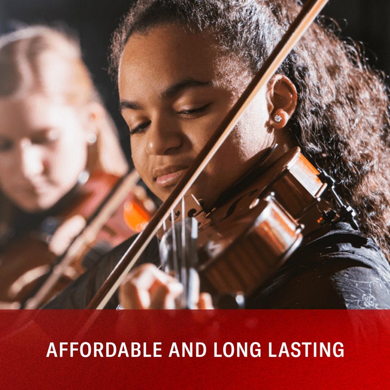 D'Addario D'Addario Prelude Violin String Set, 4/4 Scale, Heavy Tension – J810 4/4H - Solid Steel Core, Warm Tone, Economical and Durable – Educator’s Choice for Student Strings – 1 Set  - Image 4