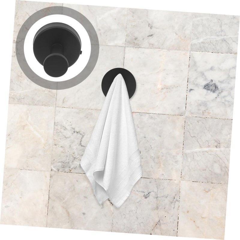 2 Pack Stainless Steel Heavy Duty Wall Hooks for Towels Coats Bathroom Kitchen Modern Design - Image 4
