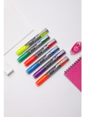 Serve Liquid Highlighter Pen 6 Pack  - Image 2