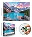 Blueforest Moraine Lake 1000 Piece Puzzle for Adults Canadian Rockies National Park Jigsaw Puzzle Challenging Landscape Art Gift with Poster 275x197 Inch Wall Decor - Image 4