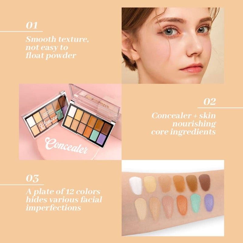 FEELHIGH 12 COLOR CONCEALER PALETTE - Image 4