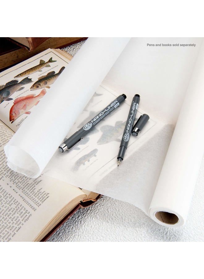 Bee Paper Company White Sketch and Trace Roll, 18-Inch by 20-Yards - Image 4