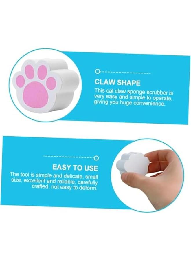 3 قطع كف تصميم لتنظيف الأسطح بسهولة - إسفنج للمرآة، للتنظيف، وردي - Image 3