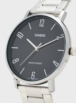 Men Analog Wrist Watch MTP-VT01D-1B2UDF - 46 mm - Silver - view 5