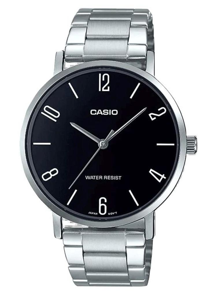 CASIO Men Analog Wrist Watch MTP-VT01D-1B2UDF - 46 mm - Silver - Image 1