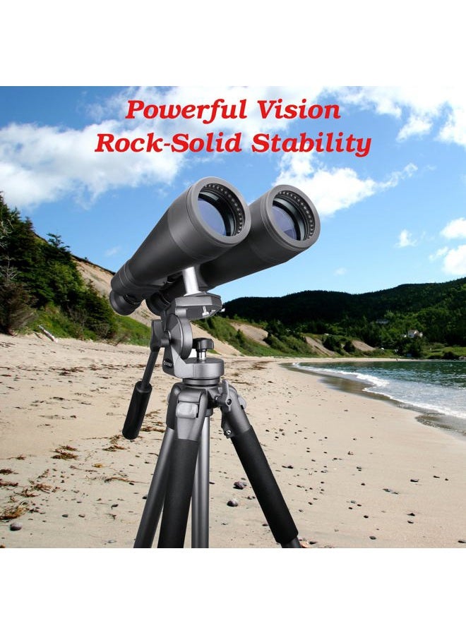 BARSKA X-Trail 30x80 Binocular w/Braced-in Tripod Adapter, Black - Image 4