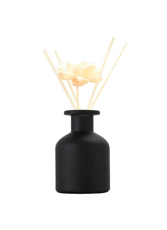 Quupy 1PCS 150ml/5oz Empty Refillable Glass Diffuser Bottle Exquisite Essential Oils Container for DIY Replacement Aromatherapy Diffuser Sticks Sets Essential Oils Crafts Decor  - Image 5