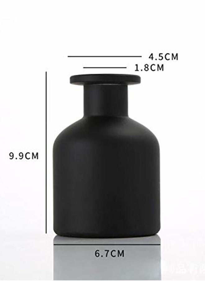 1PCS 150ml/5oz Empty Refillable Glass Diffuser Bottle Exquisite Essential Oils Container for DIY Replacement Aromatherapy Diffuser Sticks Sets Essential Oils Crafts Decor